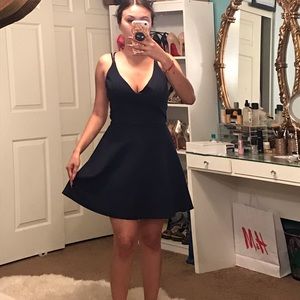 Navy blue dress